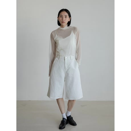 《予約販売》accent hem sheer tops/3colors_nt2243