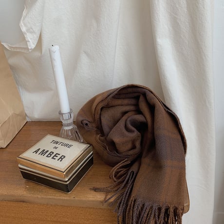 ✳︎予約販売✳︎check stole_na0109