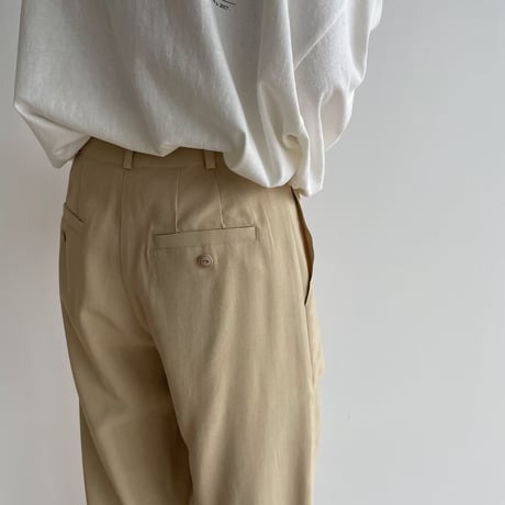 【nokcha original】2way pocket pants/beige_np0665