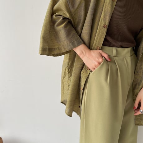 《予約販売》unisex material shirt/3colors_nt0960