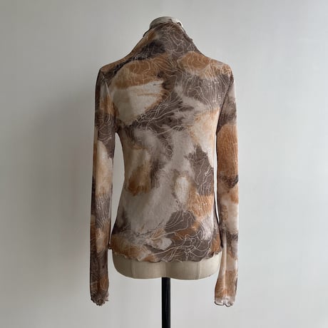 《予約販売》nuance pattern sheer tops/3colors_nt1825