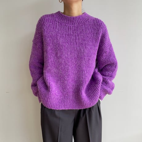 《予約販売》melange over knit/2colors_nt1544