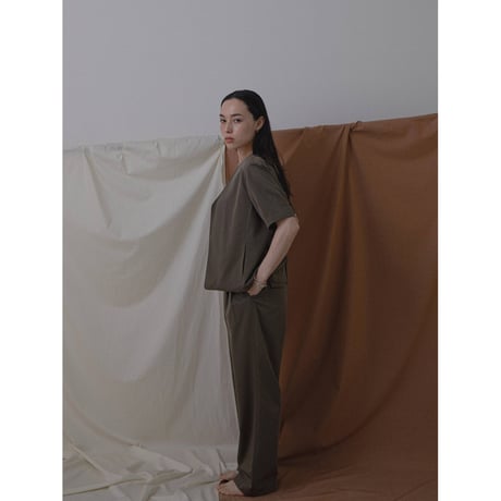 - AUTHENTIC series - material no collar jacket/2colors_an0010