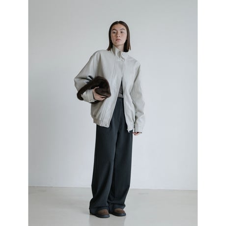 《予約販売》roll up stripe wide pants/2colors_np1200