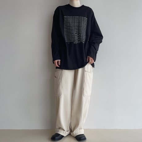 《予約販売》accent lettering tee/3colors_nt1948