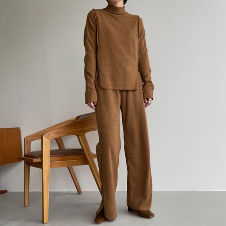 【nokcha original】worm mosaic pants/2colors_np0473