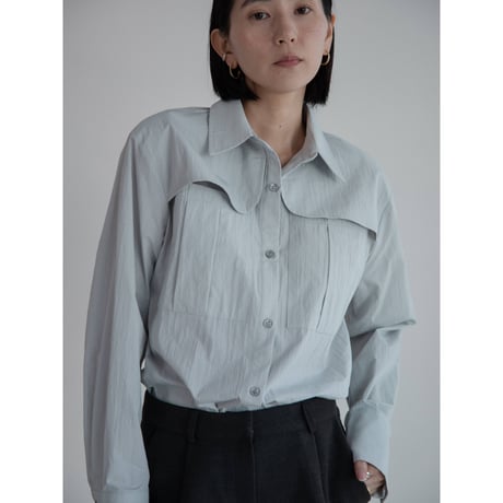 《予約販売》accent handsome shirt/2colors_nb0282
