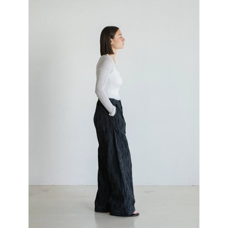 《予約販売》back open sheer knit tops/2colors_nt2569