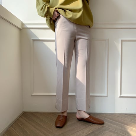 slit slacks/2colors