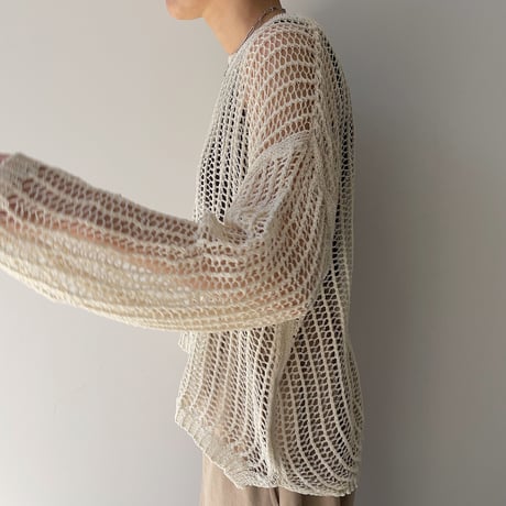 《予約販売》mesh loose knit/3colors_nt0921