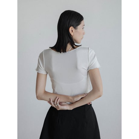 《予約販売》accent hem minimal tee/3colors_nt2368