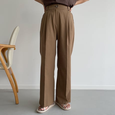 《予約販売》cotton wide pants/2colors_np0434
