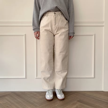 ✳︎予約販売✳︎point white jeans_np0005