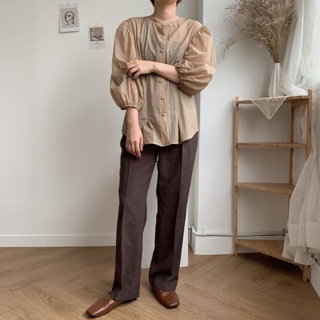《予約販売》straight long pants/2colors_np0057