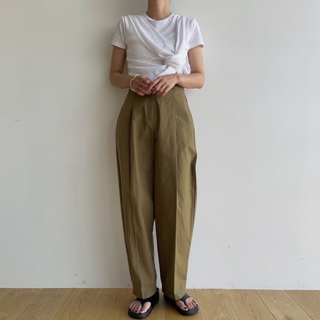 《予約販売》light tuck accent pants/2colors_np0861