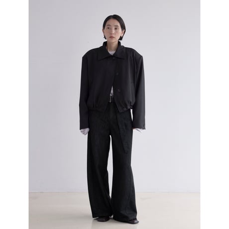 《予約販売》belt set indigo denim pants_nj0181