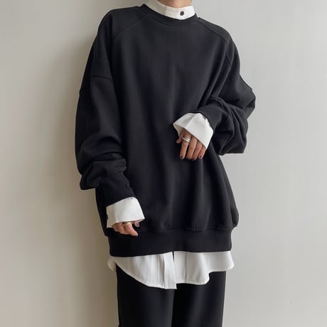 【nokcha original】accent tuck blouse/white_nb0203