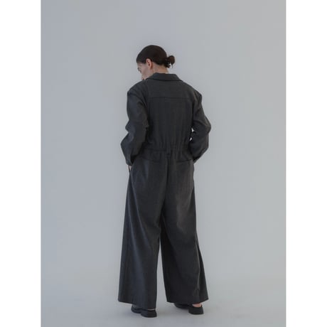 - AUTHENTIC series - classy jumpsuit/charcoal gray_an0023