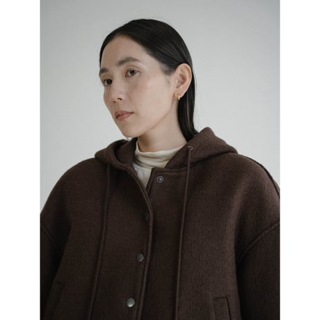 《予約販売》wool hoodie blouson/2colors_no0485