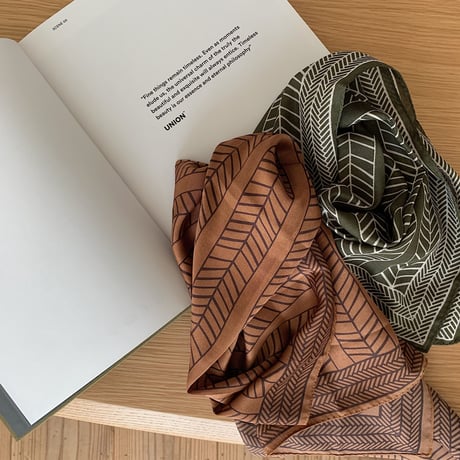 《予約販売》ethnic pattern scarf/2colors_na0191