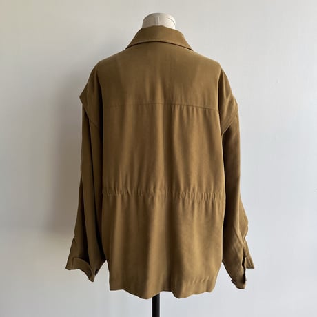 【nokcha original】2way military jacket/olive khaki_no0233
