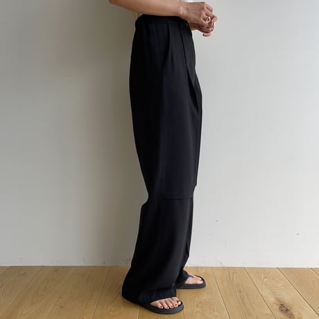 【nokcha original】knee wide pants/2colors_np0826