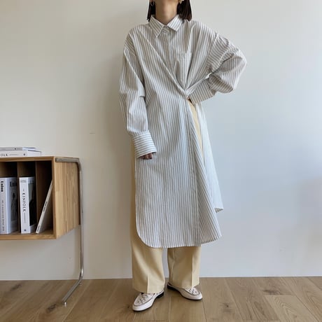《予約販売》2way slit long shirt/2colors_nt1273