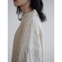 《予約販売》cable knit pullover/2colors_nt2213