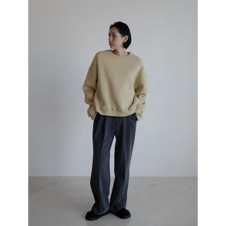 《予約販売》warm twill wide slacks pants/2colors_np1055