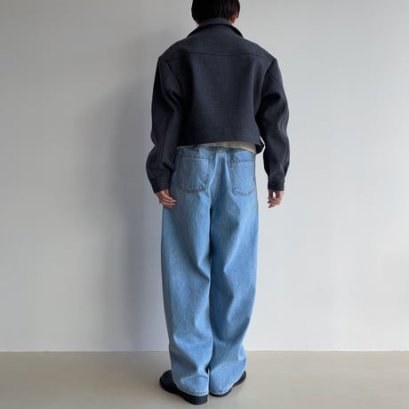 《予約販売》material croped jacket/2colors_no0350