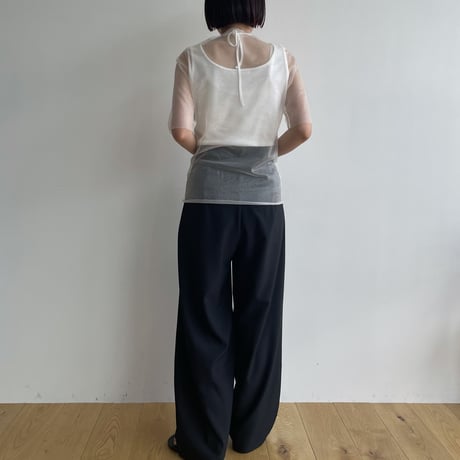 《予約販売》tuck accent pants/2colors_np0890