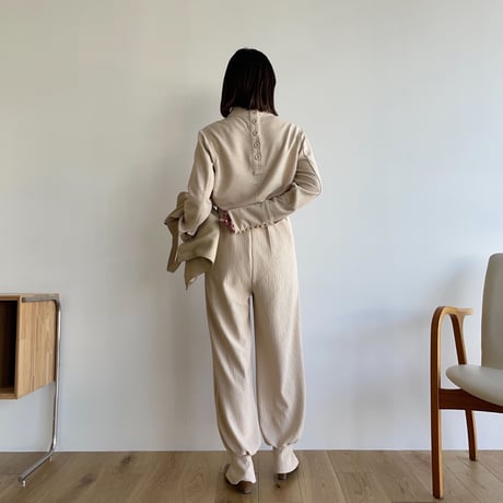 【nokcha original】2way jacquard blouse_nb0047