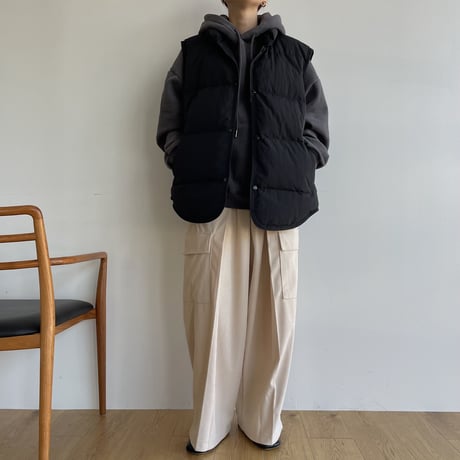 《予約販売》duck down daily vest/2colors_no0252