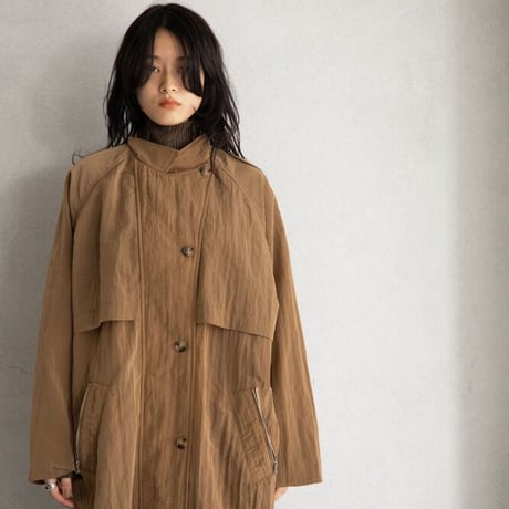 【nokcha original】washer quilting trench coat/beige_no0121
