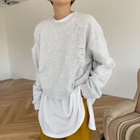 《予約販売》damage crop mtm/2colors_nt0899