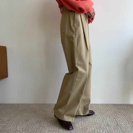 《予約販売》buckle chino pants/2colors_np0548