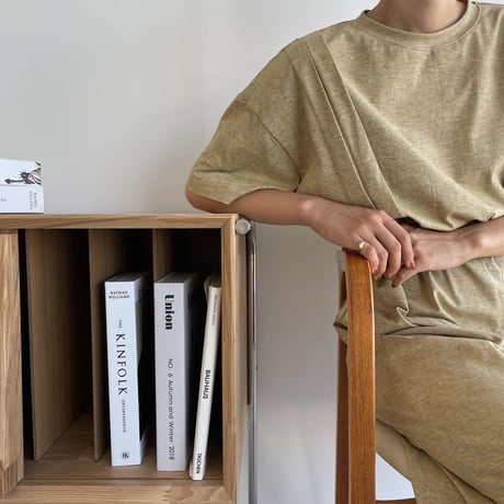 【nokcha original】melange jumpsuit_np0438