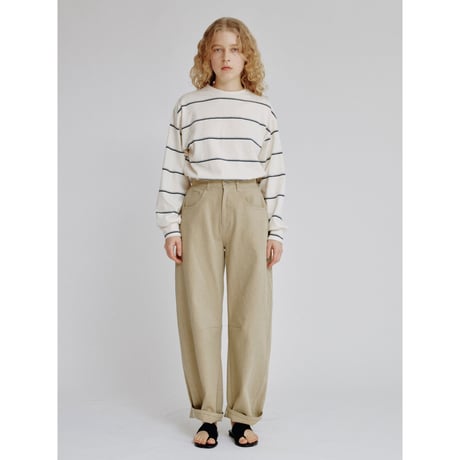 【NOKCHA original】elbow patch border tops_nt2486