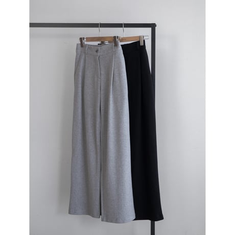 《予約販売》tuck sweat wide pants/2colors_np1048
