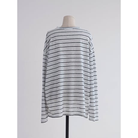 《予約販売》border sheer tops/2colors_nt2526
