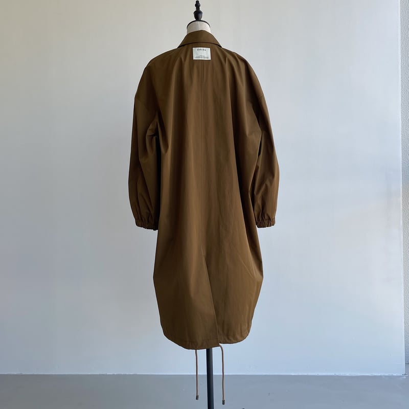 nokcha original】long coach jacket/brown_no0165