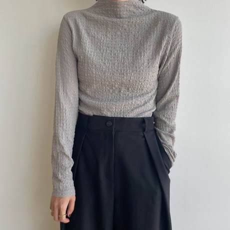 《予約販売》jacquard light tops/3colors_nt1832