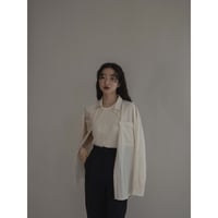 【nokcha original】sleeve accent washer shirt/2colors_nb0224