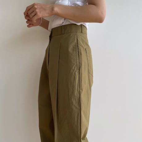 《予約販売》light tuck accent pants/2colors_np0861