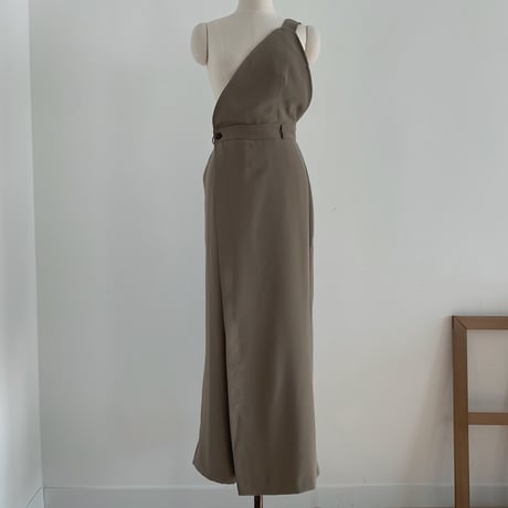 【nokcha original】docking all-in-one/khaki beige_np0157