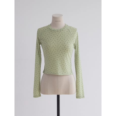 《予約販売》floral raglan tops/2colors_nt2525
