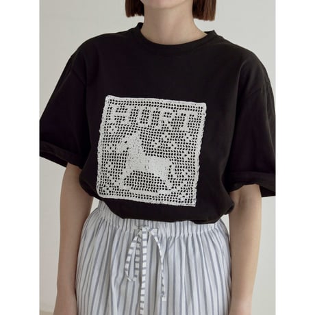 《予約販売》horse tee/2colors_nt2540