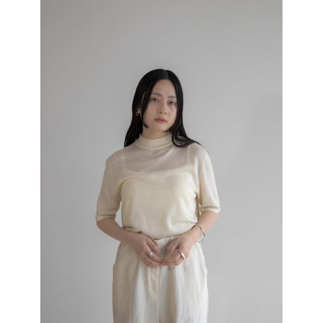 《予約販売》mock neck knit tops/3colors_nt2031