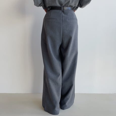 《予約販売》two tuck mannish wide pants/2colors_np0935
