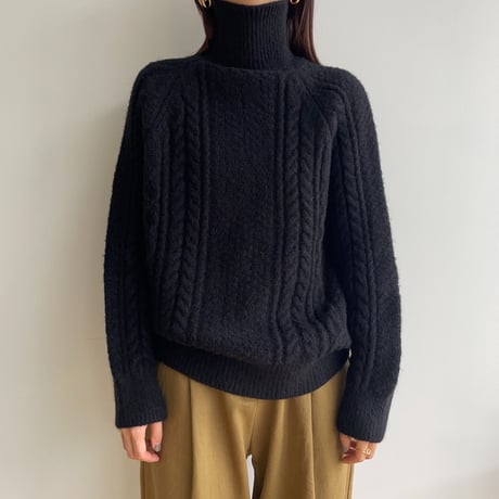 《予約販売》cable simply knit/3colors_nt1551